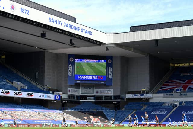 Rangers' hopes of having fans at their match against Dundee United have been dashed. Picture: Craig Foy / SNS