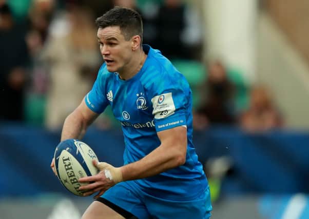 Johnny Sexton marked his 100th Pro14 appearance for Leinster with a semi-final win over Munster. Picture: David Rogers/Getty Images