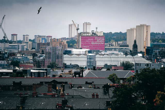 A general view of Glasgow. The former Watt Brothers department story on Sauchiehall Street is being redeveloped. Picture: Jeff J Mitchell/Getty Images
