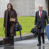 Sir John Saunders, Chair of the Inquiry and Sophie Cartwright, Deputy Council, arrive at Manchester Magistrates Court for the start of the Manchester Arena bombing public inquiry. Picture: Peter Byrne/PA Wire