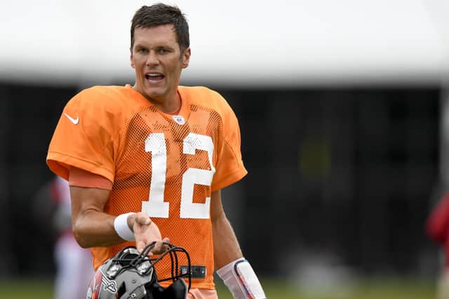 Six-time Super Bowl winner Tom Brady has signed for the Bucs. Picture: Douglas P. DeFelice/Getty Images