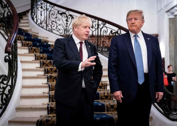 Donald Trump and Boris Johnson both have something in common with Nicola Sturgeon, according to Susan Dalgety (Picture: Erin Schaff/AFP/Getty Images)