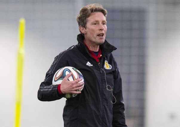 ORIAM, EDINBURGH - DECEMBER 2: Scotland Under 21 head coach Scot Gemmill during a coaching session on the Pro Licence course at Oriam, on December 2, 2019, in Edinburgh, Scotland. (Photo by Ross Parker / SNS Group / SFA)