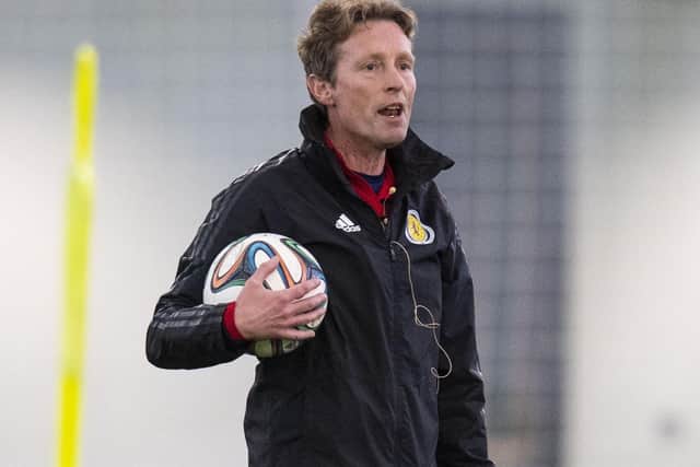 ORIAM, EDINBURGH - DECEMBER 2: Scotland Under 21 head coach Scot Gemmill during a coaching session on the Pro Licence course at Oriam, on December 2, 2019, in Edinburgh, Scotland. (Photo by Ross Parker / SNS Group / SFA)