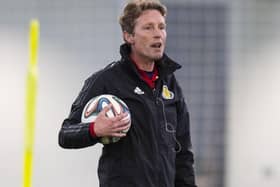 ORIAM, EDINBURGH - DECEMBER 2: Scotland Under 21 head coach Scot Gemmill during a coaching session on the Pro Licence course at Oriam, on December 2, 2019, in Edinburgh, Scotland. (Photo by Ross Parker / SNS Group / SFA)