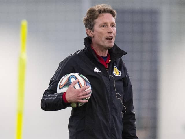 ORIAM, EDINBURGH - DECEMBER 2: Scotland Under 21 head coach Scot Gemmill during a coaching session on the Pro Licence course at Oriam, on December 2, 2019, in Edinburgh, Scotland. (Photo by Ross Parker / SNS Group / SFA)