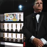 Oscars statuettes are on display backstage during the 92nd Annual Academy Awards at the Dolby Theatre. Picture: Richard Harbaugh - Handout/A.M.P.A.S. via Getty Images