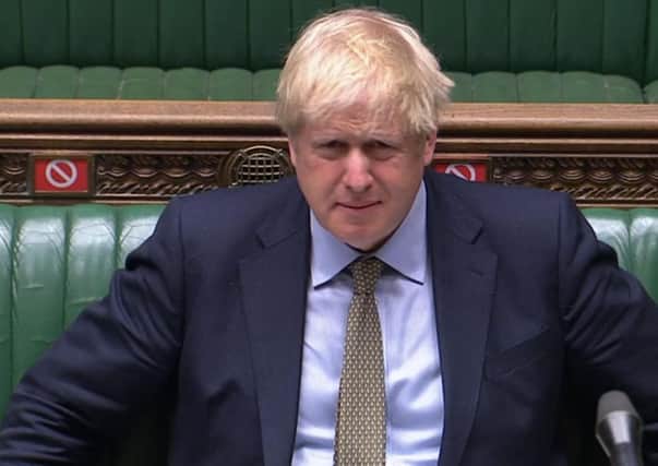 Boris Johnson should abandon his plans to break international law by going back on the Withdrawal Agreement with the EU (Picture: House of Commons/PA Wire)