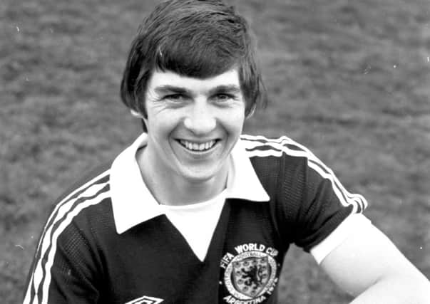 Tom Forsyth during a training session at Dunblane in May 1978 ahead of the World Cup in Argentina