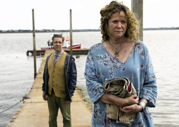 Paddy Considine as Mr Martin, Emily Watson as Mrs Martin in The Third Day