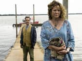 Paddy Considine as Mr Martin, Emily Watson as Mrs Martin in The Third Day