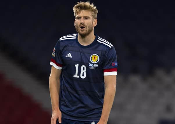 Stuart Armstrong returned from international duty with a quad injury. Picture: SNS