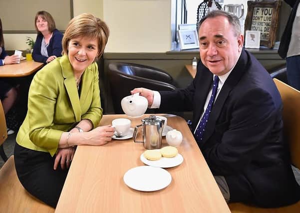 Could Nicola Sturgeon and Alex Salmond soon be on opposing sides? (Photo by Jeff J Mitchell/Getty Images)