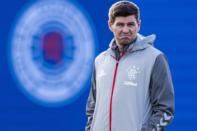 Steven Gerrard is under pressure to bring some silverware to Rangers. Picture: Craig Williamson/SNS