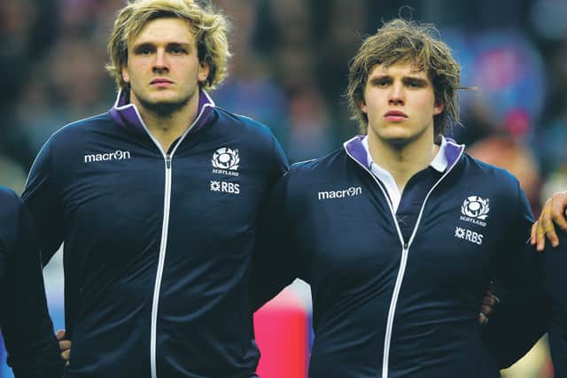 Richie Gray, left, is expecting his little brother Jonny to challenge for silverware following his switch to Exeter Chiefs. Picture: David Rogers/Getty Images