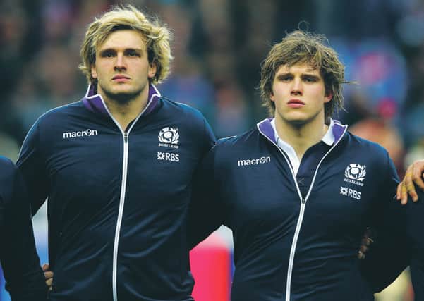 Richie Gray, left, is expecting his little brother Jonny to challenge for silverware following his switch to Exeter Chiefs. Picture: David Rogers/Getty Images