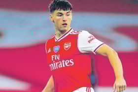 Arsenal's Kieran Tierney has been praised by head coach Mikel Arteta. Picture: Adam Davy/PA Wire