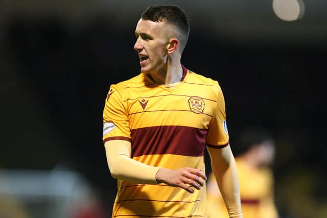 David Turnbull played 45 minutes of Motherwell's friendly win. Picture: SNS