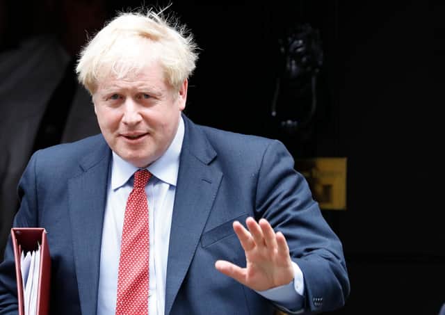 Boris Johnson leaves 10 Downing Street earlier this month (Picture: Tolga Akmen/AFP via Getty Images)