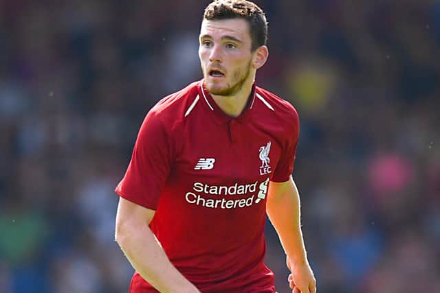 Liverpool's Andy Robertson says he would love to retire as an Anfield player. Picture PA Wire