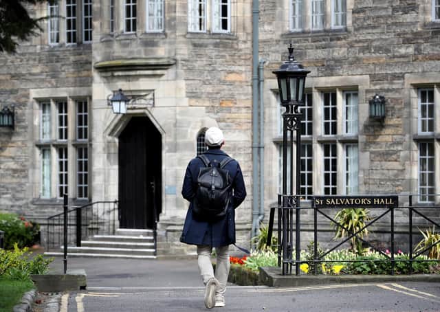 A general view of St Salvator's Hall at the University of St Andrews. Picture: Jane Barlow/PA Wire