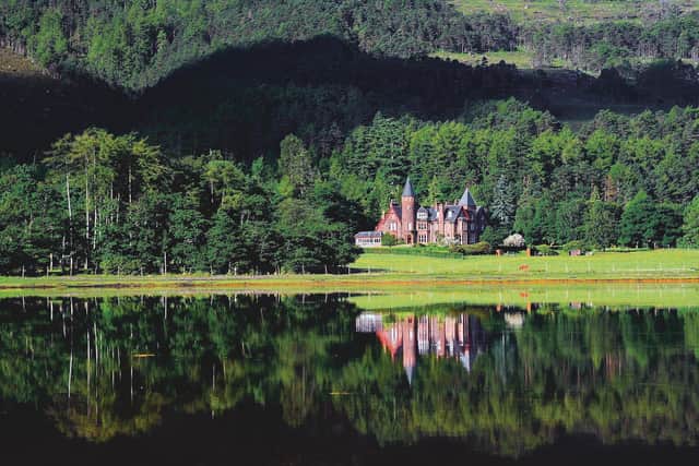 Set in a 58-acre estate at the head of a sea loch in the Scottish Highlands, the former shooting lodge took 20 years to build and was completed in 1887