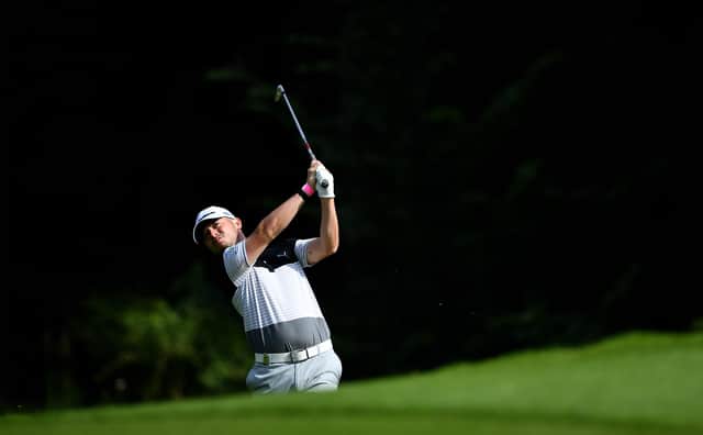 Ewen Ferguson of Scotland plays a shot during practice prior to the Euram Bank Open at Golf Club Adamstal in Ramsau, Austria. Picture: Stuart Franklin/Getty Images