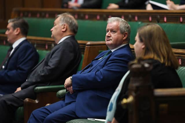 The SNP’s Westminster leader Ian Blackford during Prime Minister’s Questions (Picture: UK Parliament/Jessica Taylor /PA Wire)