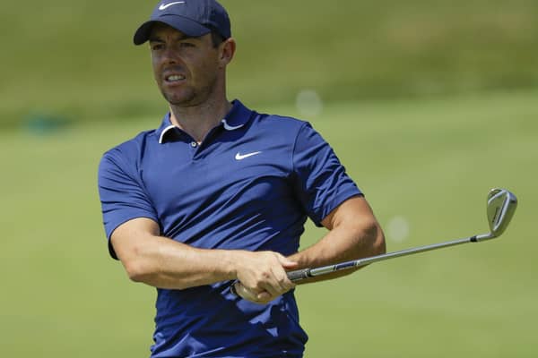 Rory McIlroy faces a threat to his world No 1 spot this week. Picture: Darron Cummings/AP