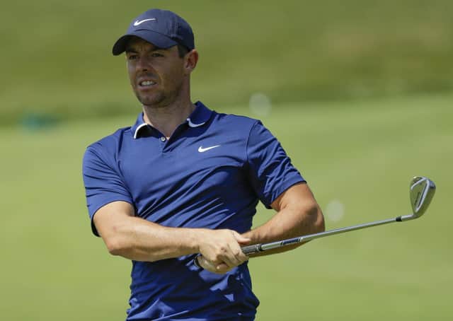 Rory McIlroy faces a threat to his world No 1 spot this week. Picture: Darron Cummings/AP