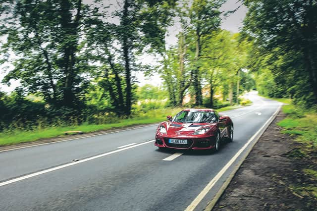 The clean lines of the Evora GT410 will draw approving looks