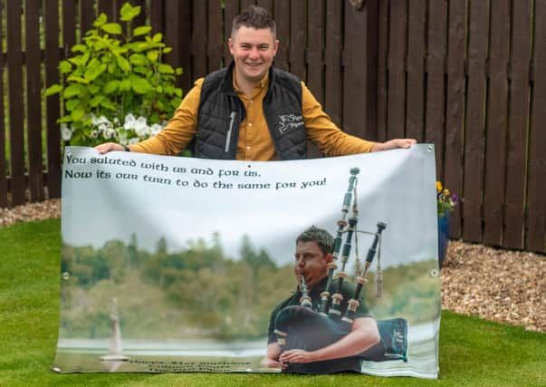 Friends and neighbours showed their gratitude to Conner Pratt