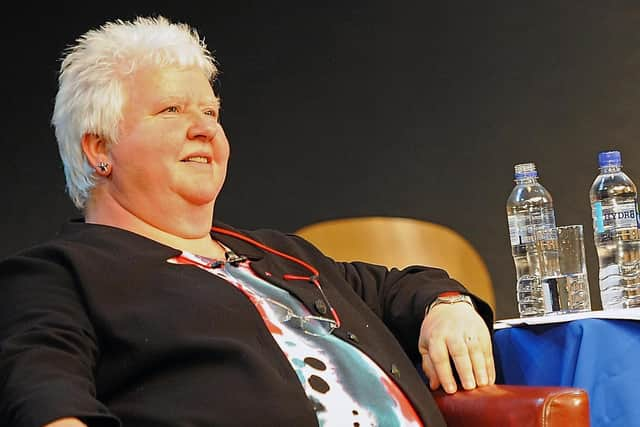 Scottish crime writer Val McDermid