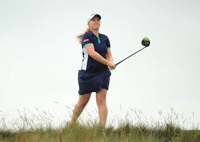 Gemma Dryburgh in action during the Rose Ladies Series at Royal St George’s, the first professional women’s event to be staged there. Photograph: Andrew Redington/Getty Images