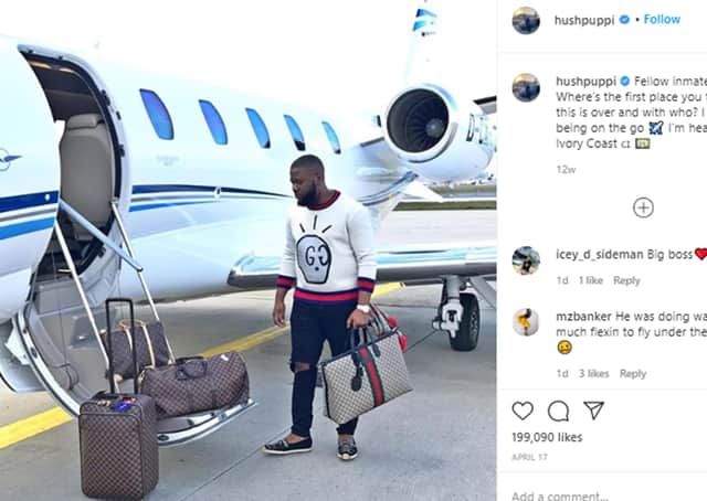 Ramon Abbas has shared online images of his lavish lifestyle
