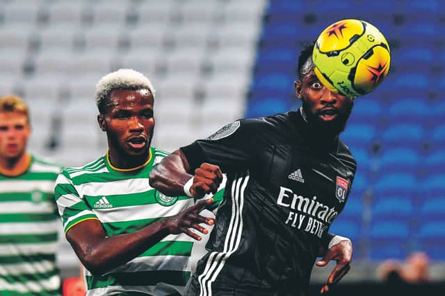 Moussa Dembele took only four minutes to score against his former club. Picture: Jeff Pachoud/AFP/Getty