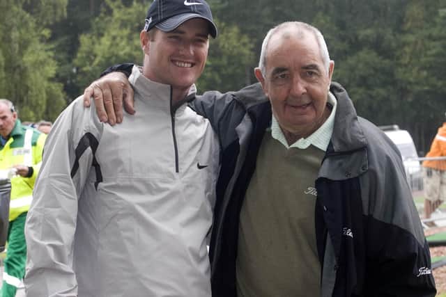 Marc Warren with his former coach Bob Torrance in 2008. Picture: SNS