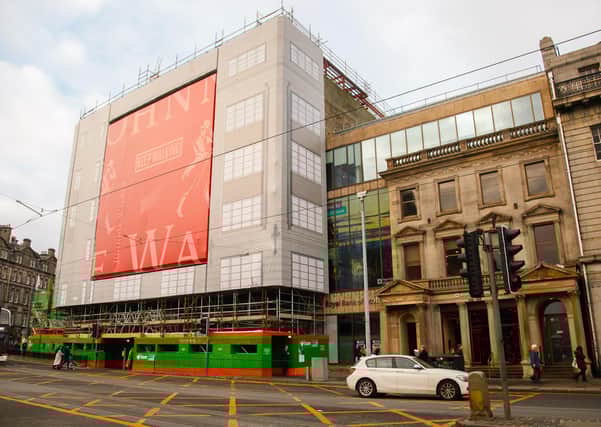 Diageo is continuing work on the £150m Jonnie Walker Experience in the old House of Fraser site at the West End