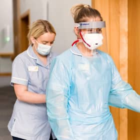 One of the hardest and most emotional challenges Marie Curie staff have faced during the pandemic has been managing the visits of relatives and friends to inpatients in their hospices