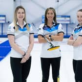 Eve Muirhead, second left, is eyeing European glory with her rink in Norway this November. Picture: Graeme Hart/Perthshire Picture Agency