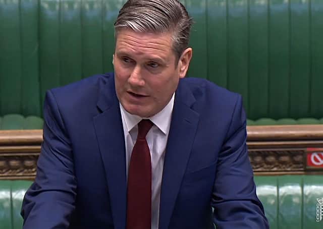 Keir Starmer has made ridding the Labour party of anti-semitism a priority (Picture: Jessica Taylor/PRU/AFP via Getty Images)