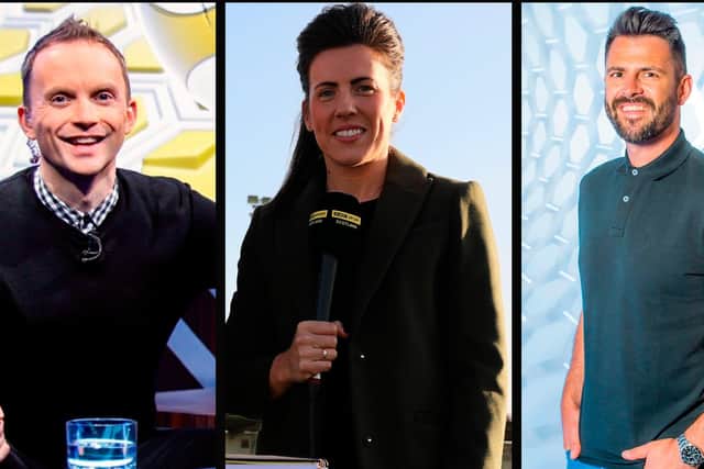 Sportscene presenters
Jonathan Sutherland, Leanne Crichton and Steven Thompson.