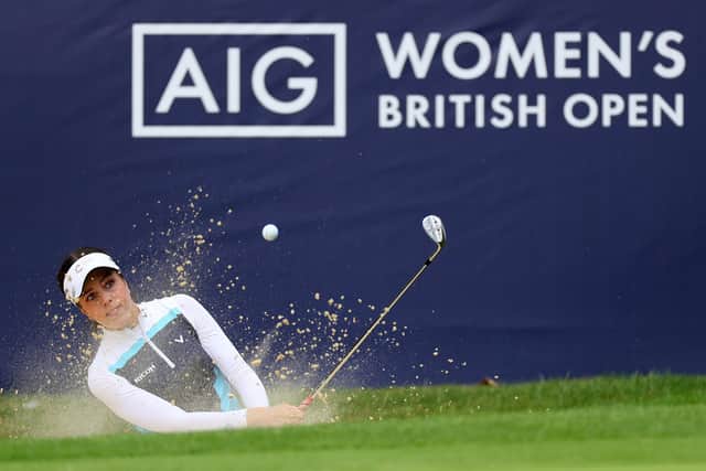 Georgia Hall has welcomed the news that AIG have extended their title sponsorship of the Women's Open. Picture: Richard Heathcote/Getty Images