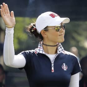 Michelle Wie has been appointed an assistant captain for the 2021 Solheim Cup. Picture: Charlie Riedel/AP