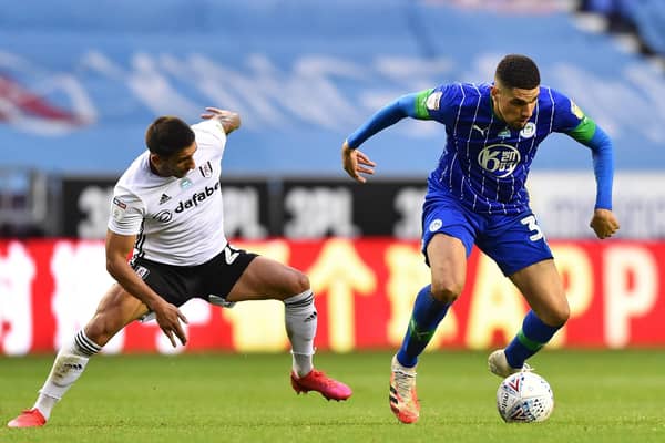 New Rangers signing Leon Balogun, right, made a big impression at Wigan last season, with his composure in possession and ability to provide attacking impetus from deep. Picture: Nathan Stirk/Getty Images