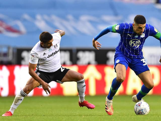 New Rangers signing Leon Balogun, right, made a big impression at Wigan last season, with his composure in possession and ability to provide attacking impetus from deep. Picture: Nathan Stirk/Getty Images