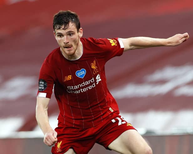Andy Robertson is a Premier League winner with Liverpool. Picture: Phil Noble/NMC Pool/PA Wire