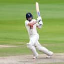Ollie Pope plays a confident stroke to leg on day one of the third Test. Picture: Michael Steele/NMC Pool/PA Wire