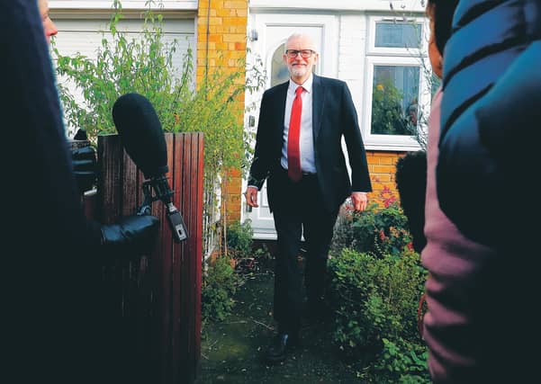 Jeremyn Corbyn is an acute embarrassment to his party. Photograph: Tolga Akmen/Getty