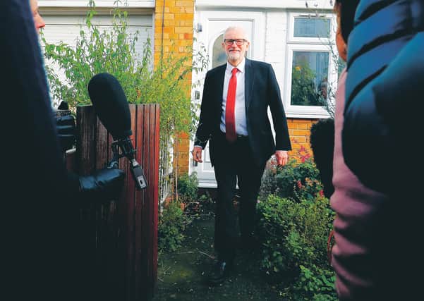 Jeremyn Corbyn is an acute embarrassment to his party. Photograph: Tolga Akmen/Getty